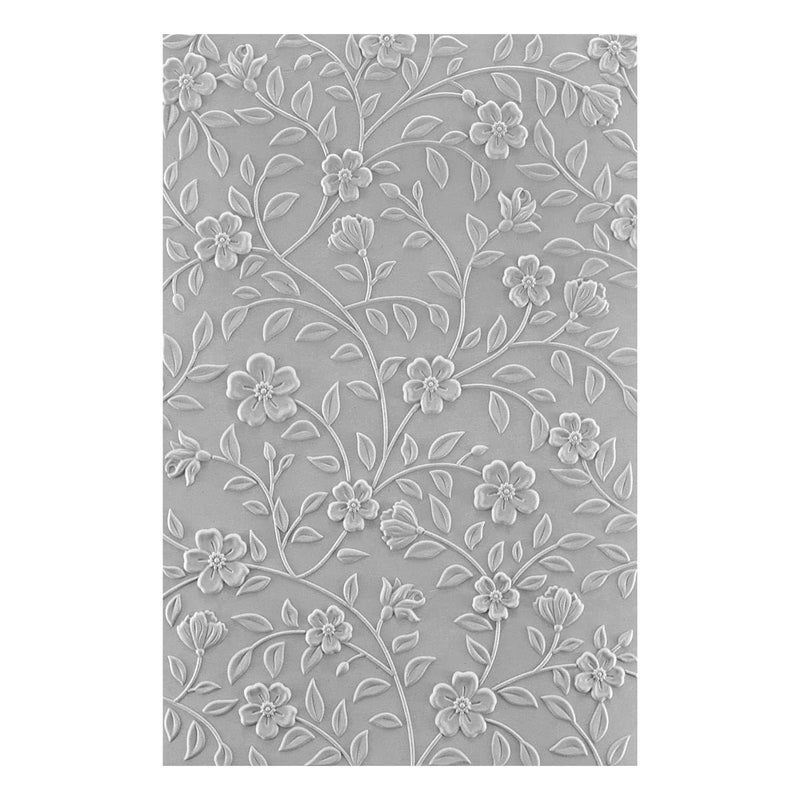 Spellbinders Flowers & Foliage Embossing Folder, Clear - Image 3